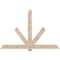 Ekena Millwork Kennewick Smooth Timber Gable Bracket, Douglas Fir, 84"W x 56"H x 5 1/2"D x 5 1/2"F, 16/12 Pitch GBW084X56X0606KEN00SDF - alternate 1